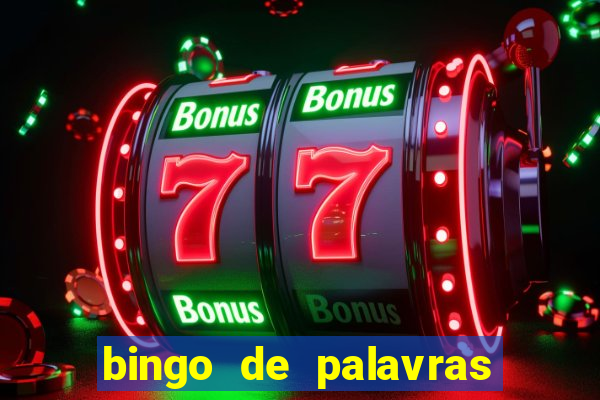 bingo de palavras cha de bebe